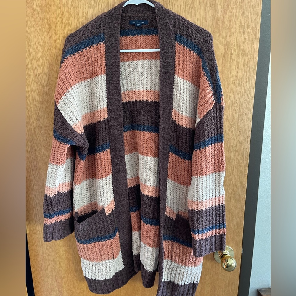 Stripped Cardigan